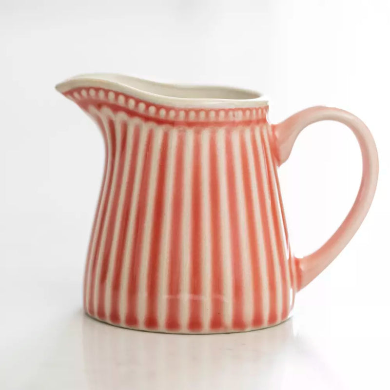 Coral Penny Stoneware Jug