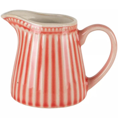 Coral Penny Stoneware Jug