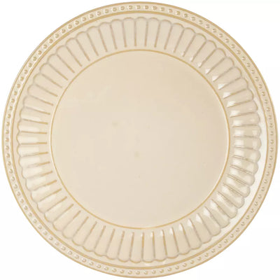 Cream Penny Stoneware Side Plate