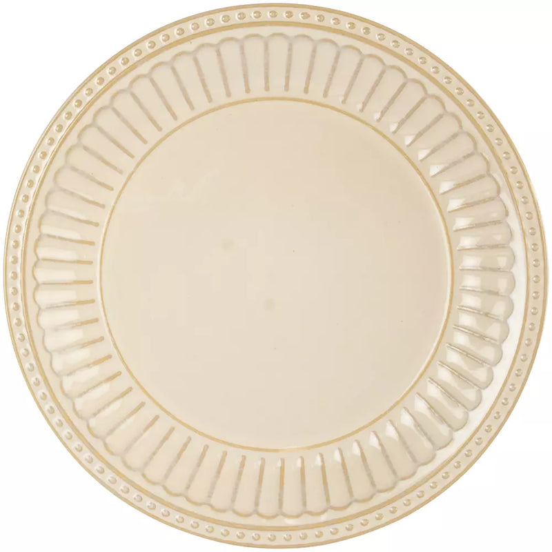 Cream Penny Stoneware Side Plate