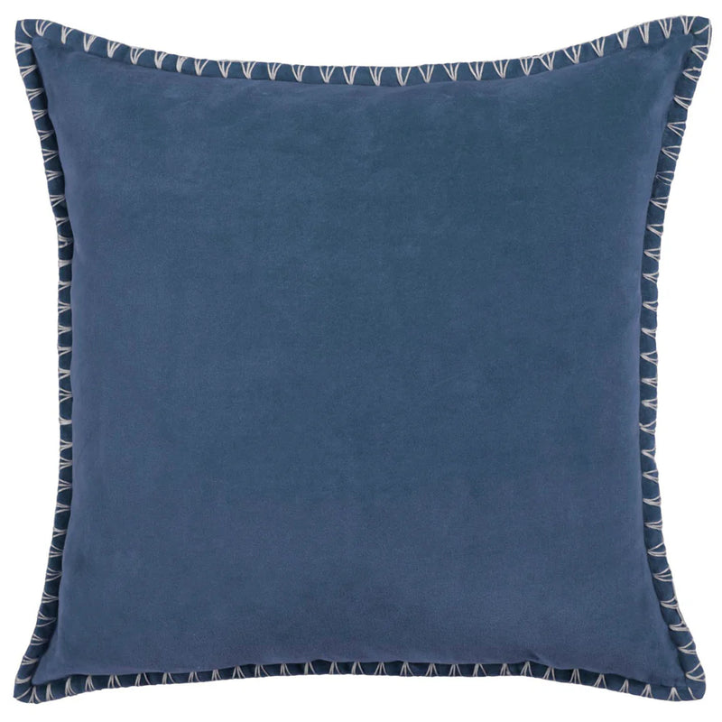 Bluebell Stitch Embroidered Cushion 50x50