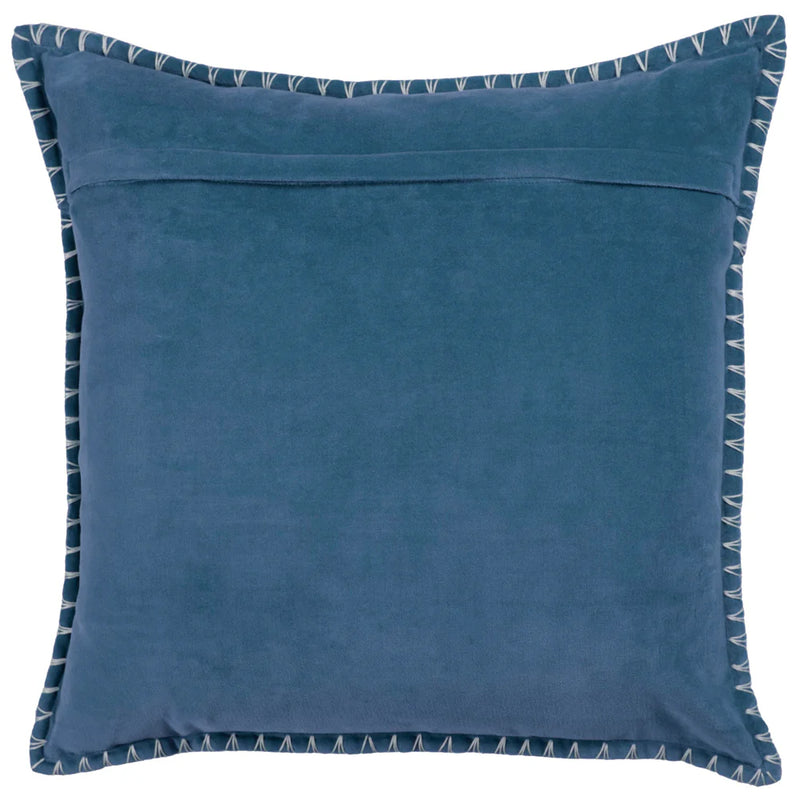 Bluebell Stitch Embroidered Cushion 50x50