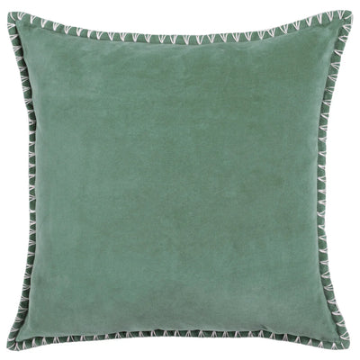 Seafoam Stitch Embroidered Cushion 50x50cm