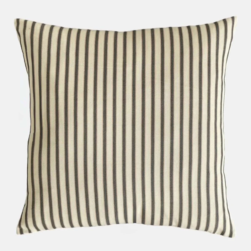 Narrow Green Stripe Cushion 50x50cm