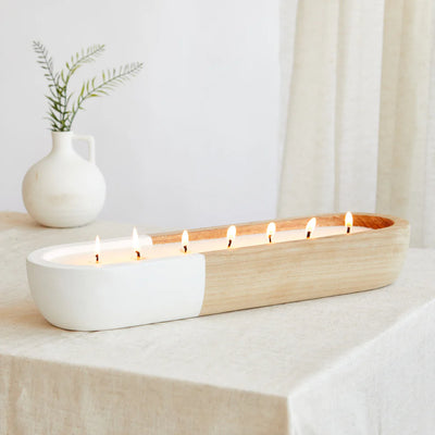 Scandi: Large Driftwood Candle- Sandalwood & Musk