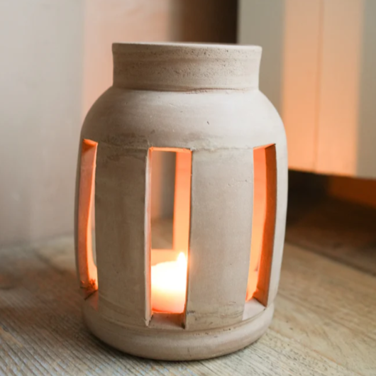 Terracotta Panelled Lantern