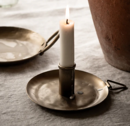 Small Forged Candle Holder