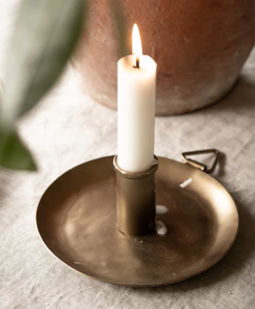 Small Forged Candle Holder