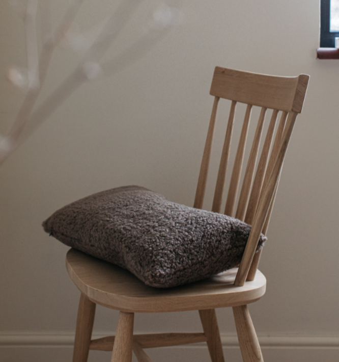 Cappuccino Teddy Oblong Cushion 30x50