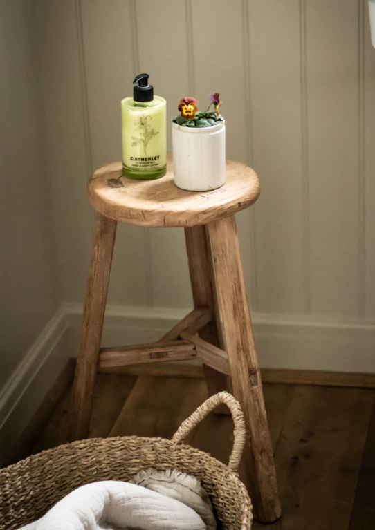 Rustic Reclaimed Round Stool