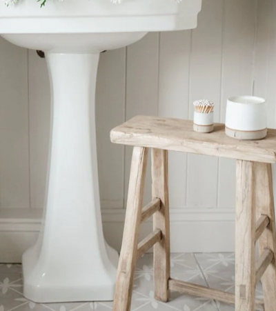 Rustic Reclaimed Rectangular Stool