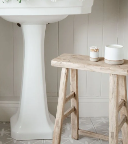 Rustic Reclaimed Rectangular Stool