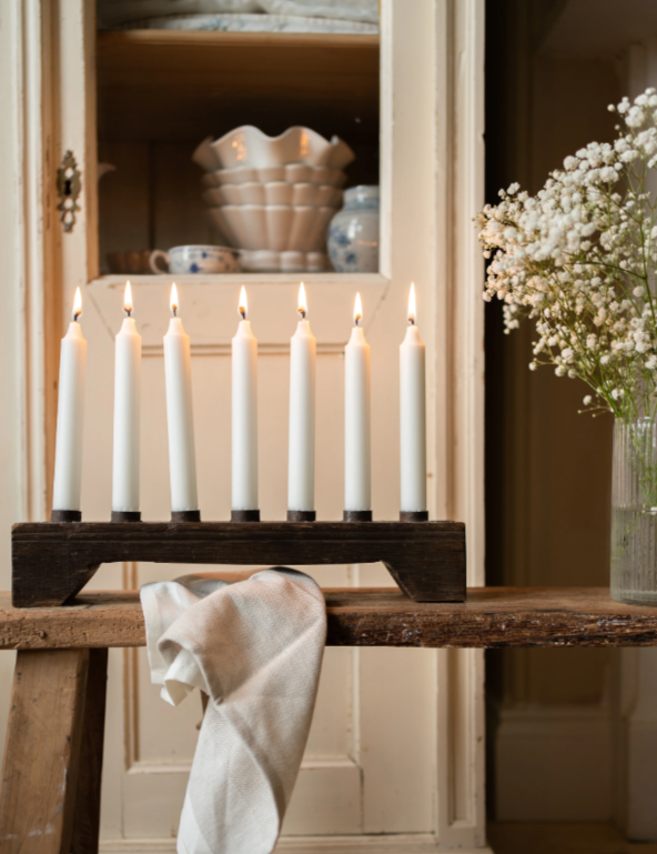 Wooden Multi Candle Holder