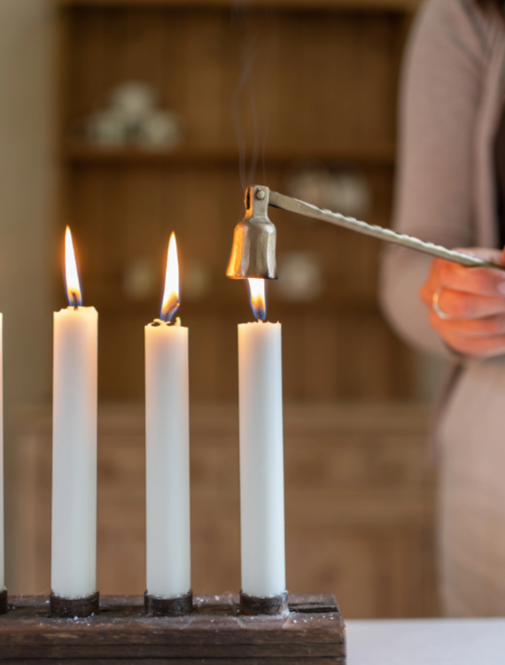 Wooden Multi Candle Holder