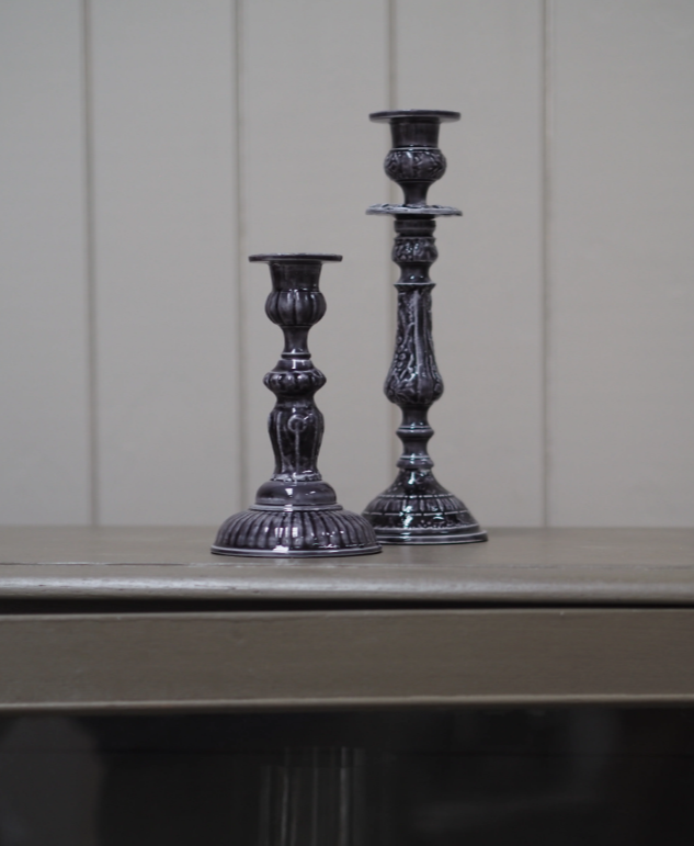 Slate Small Candlestick