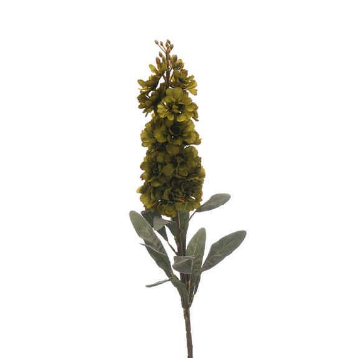 80cm Green Delphinium Stem