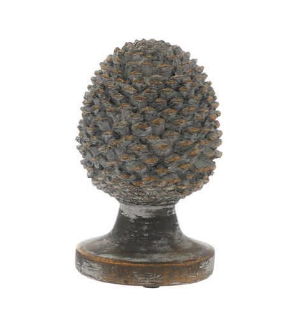 22cm Aged Effect Pinecone Ornament