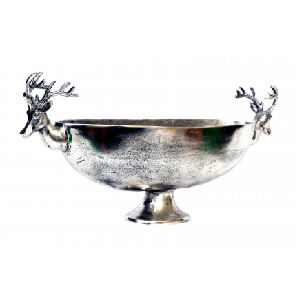 Bowl With Deer Handles