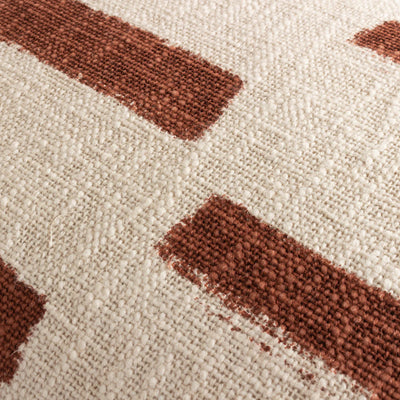 Pecan Slub Cotton Cushion 40x60cm