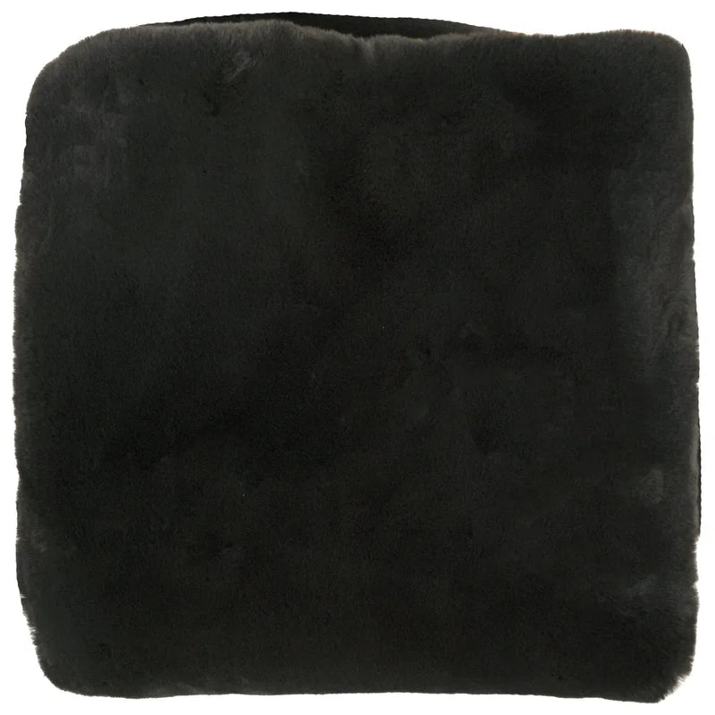 Black Luxury Faux Fur Throw 150x180cm
