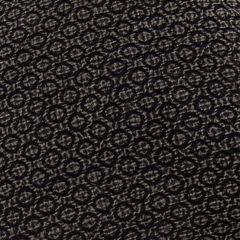Textured Black Cotton Cushion 50x50cm