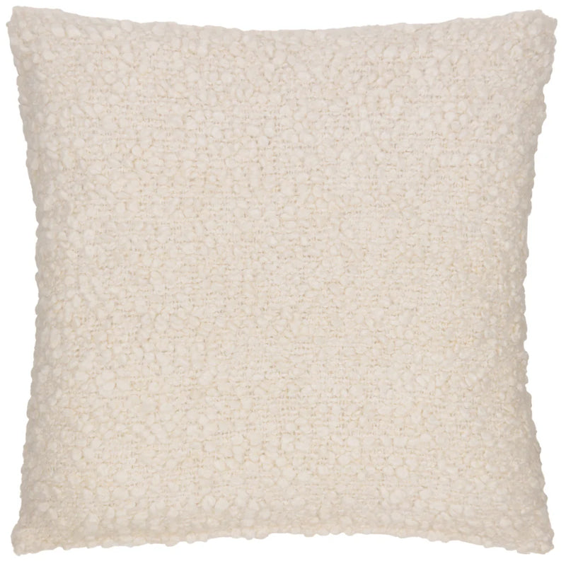 Cream Boucle Cushion