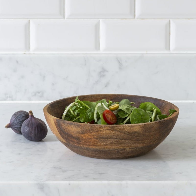 Mango Wood Salad Bowl