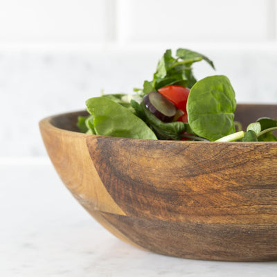 Mango Wood Salad Bowl