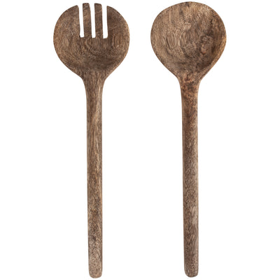 Mango Wood Salad Servers
