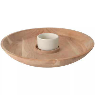 Acacia Chip & Dip Platter