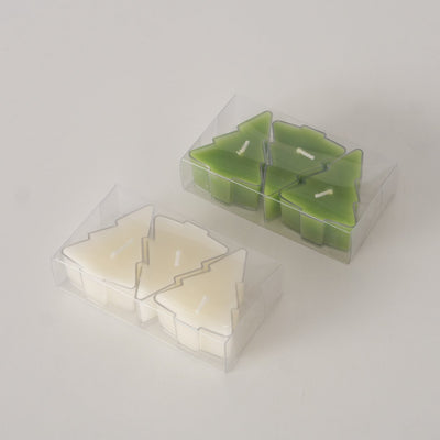 S/3 Green Tree Candles