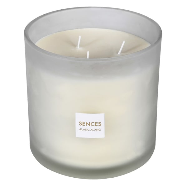 White Alang Alang 3 Wick Candle