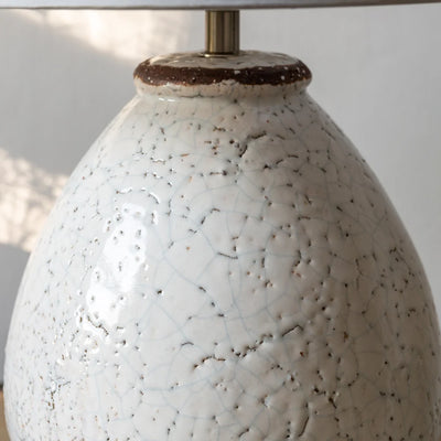 Rima Stoneware Lamp W/Shade