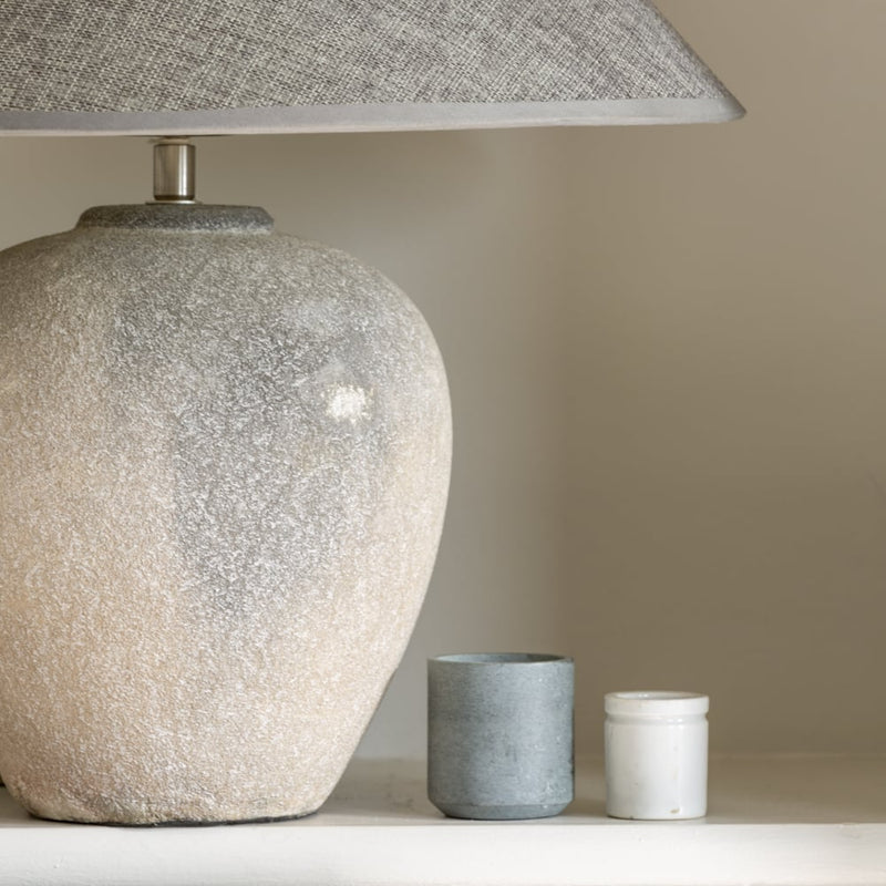 Vera Ceramic Table Lamp W/ Shade