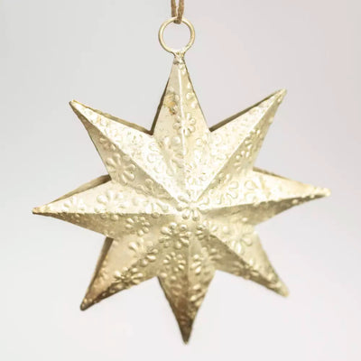 Antique Silver Star Decoration