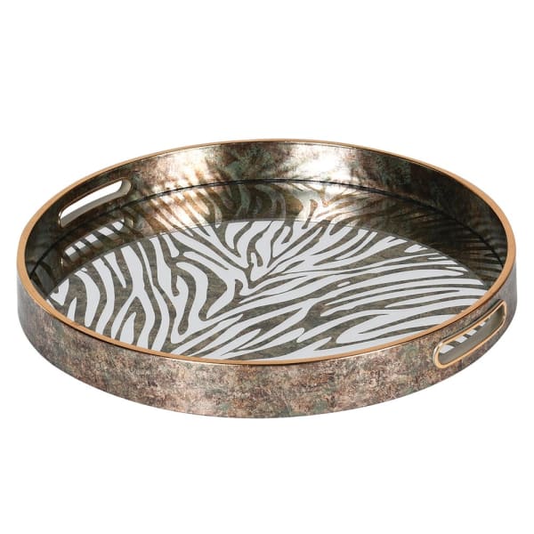 Zebra Pattern Tray