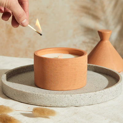 Terracotta Candle Passionfruit & Vanilla