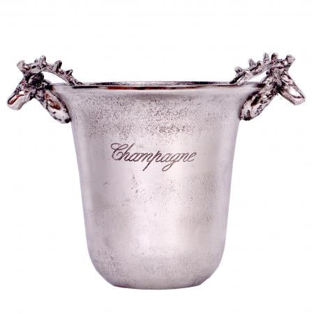 Small Rustic Wine/Champagne Cooler With Deer Handles