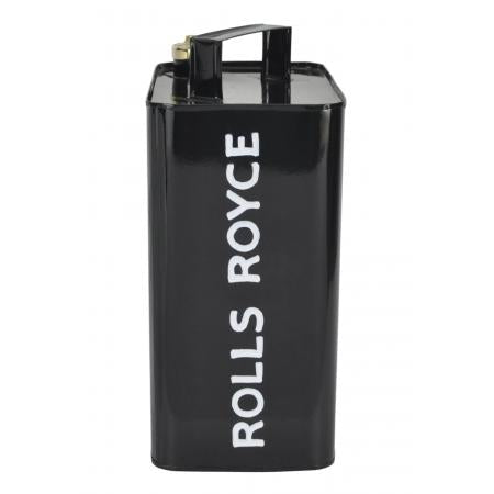 Black Rolls Royce Oil Can