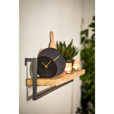 LICOLA Black Clock 20cm