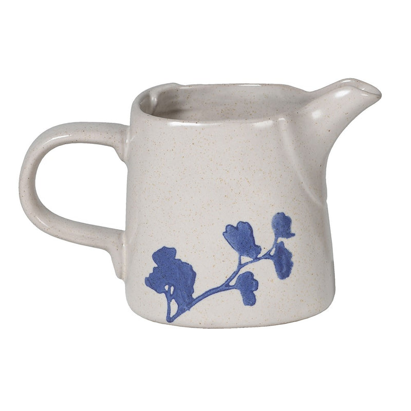 Blue Floral Milk Jug