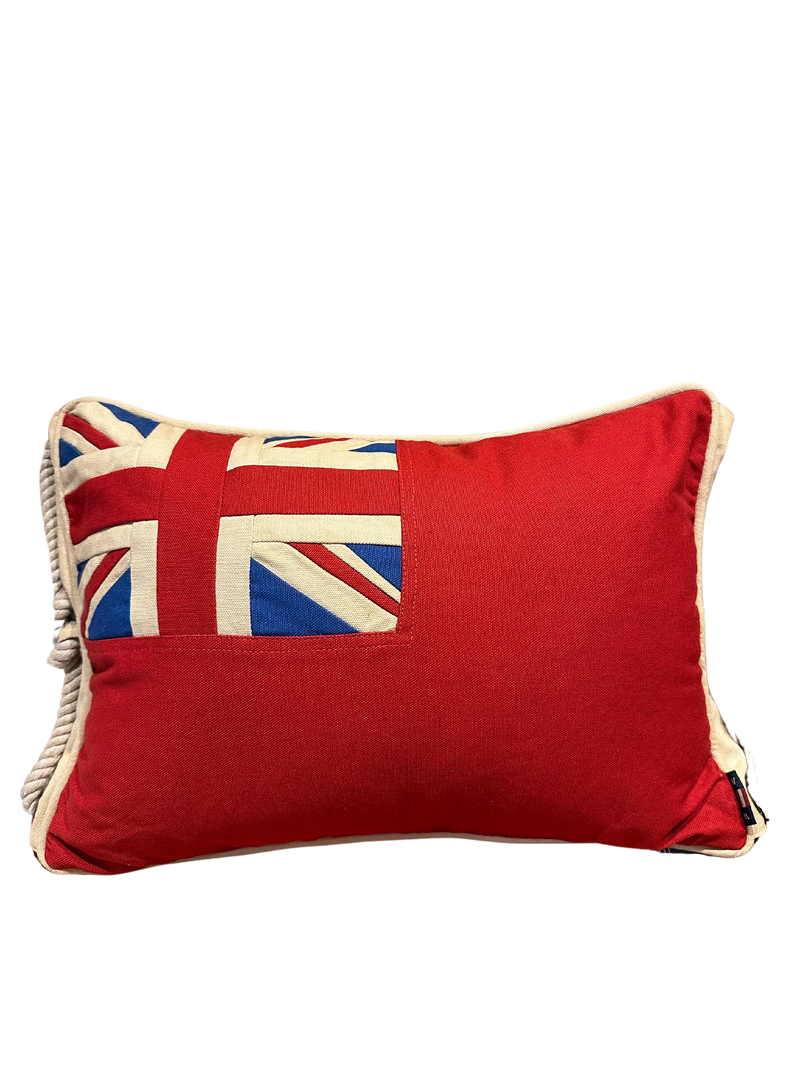 Red Marine Union Jack Couch Cushion