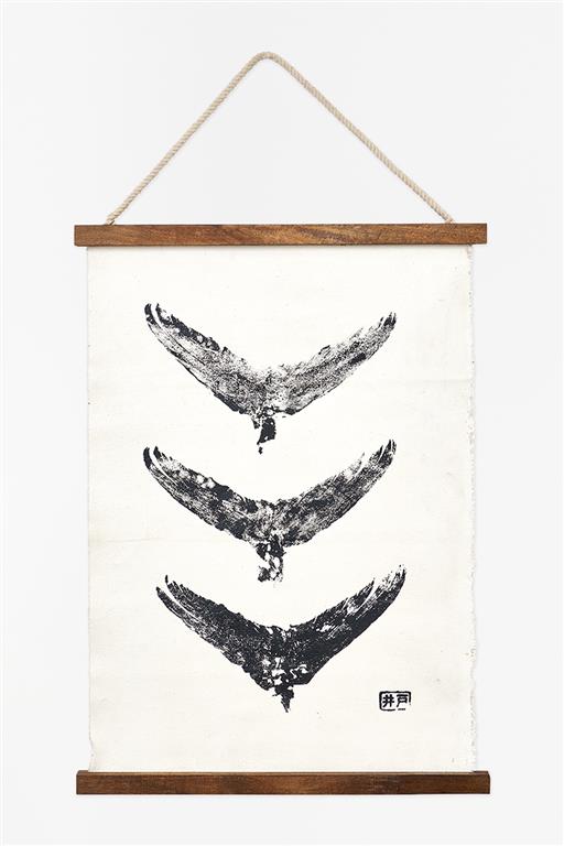 Whale Tail Hanging Print