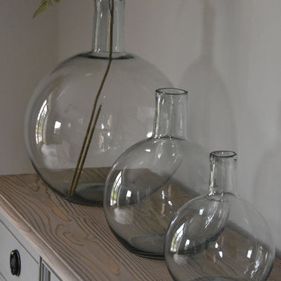 Large Round Stem Vase
