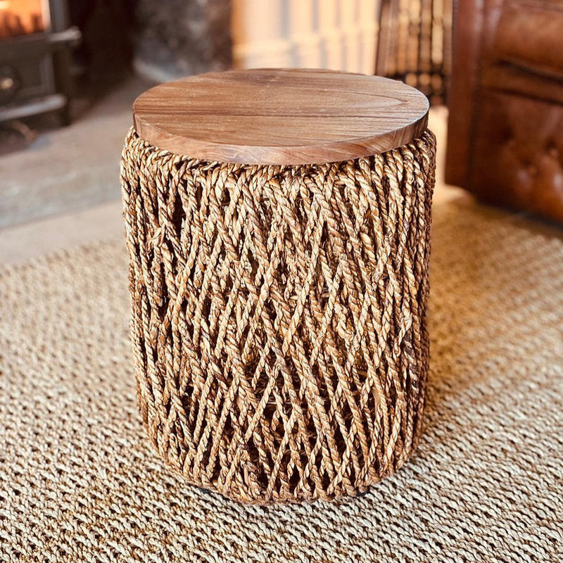40cm Banana Leaf Side Table