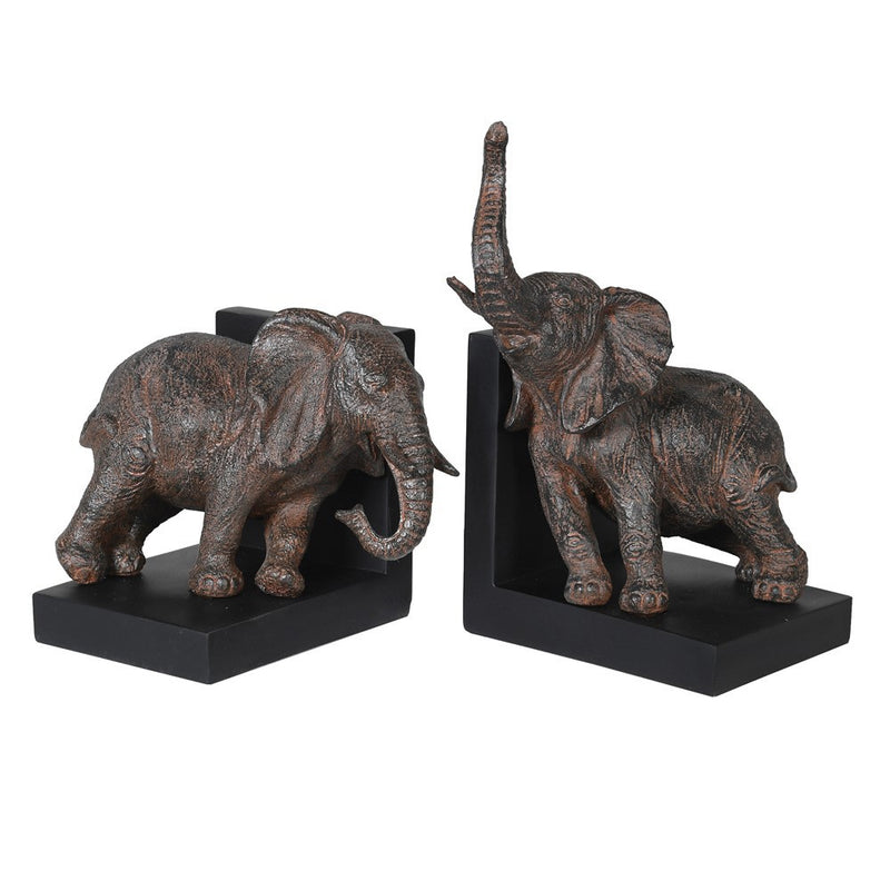 Pair Of Elephant Bookends