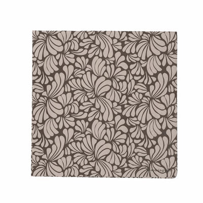 20pc Brown Floral Napkins