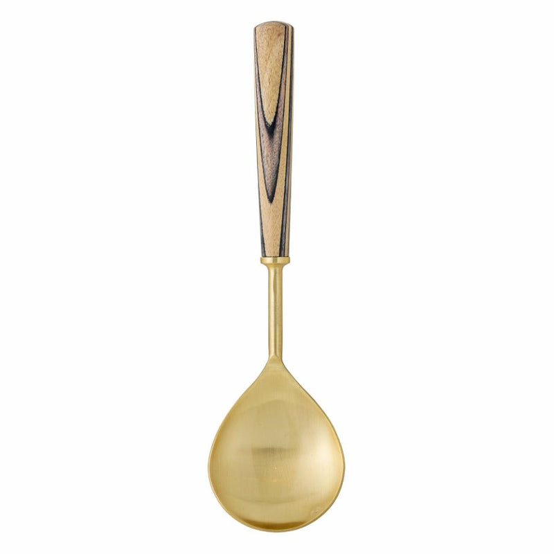 S/2 Gold Finish Salad Servers