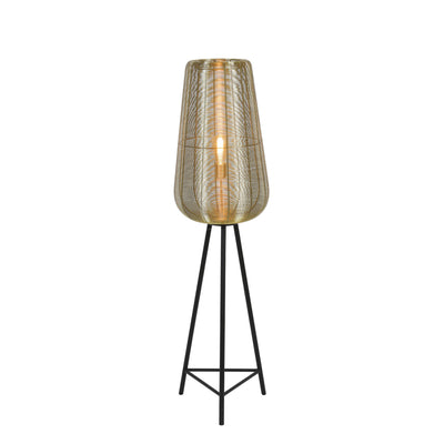 Gold Wire Effect Floor Lamp