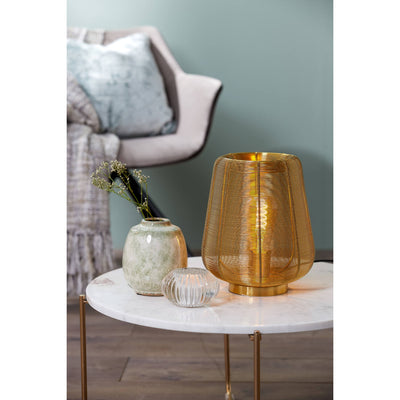 Gold Wire Table Lamp 22x26